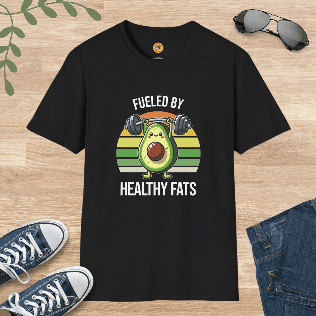 Fueled By Healthy Fats - Avocado Lovers T-Shirt