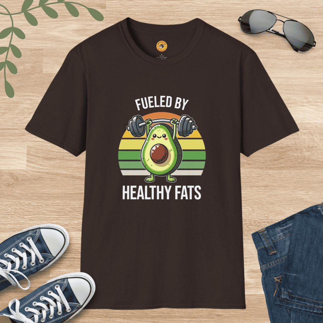 Fueled By Healthy Fats - Avocado Lovers T-Shirt