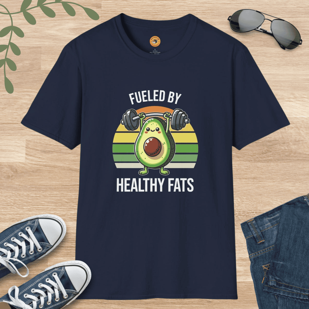 Fueled By Healthy Fats - Avocado Lovers T-Shirt