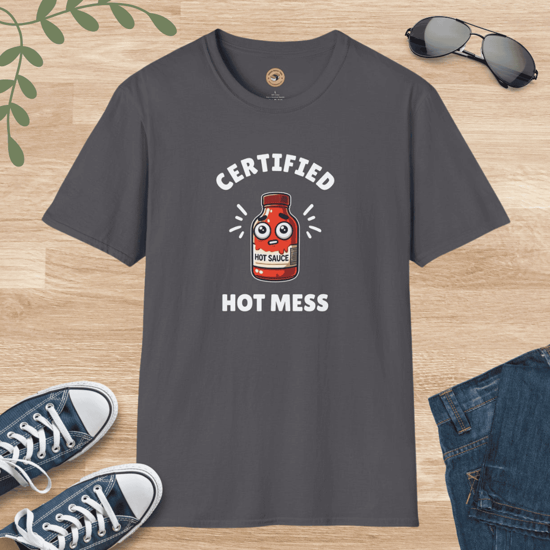 Hot Sauce Unisex T-Shirt - Certified Hot Mess