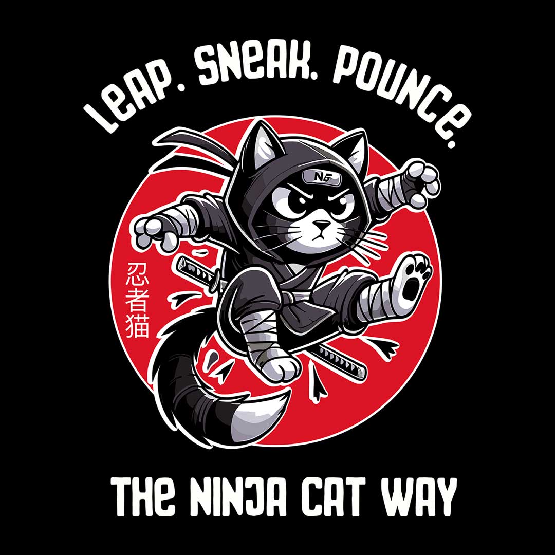 Leap, Sneak, Pounce: The Ninja Cat Way