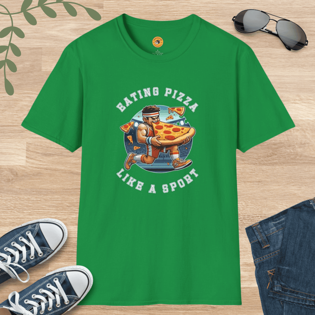 Eating Pizza Like A Sport - Pizza Lovers T-Shirt