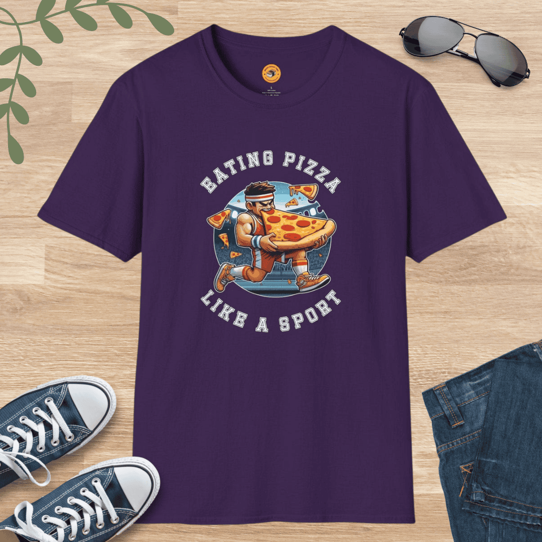 Eating Pizza Like A Sport - Pizza Lovers T-Shirt