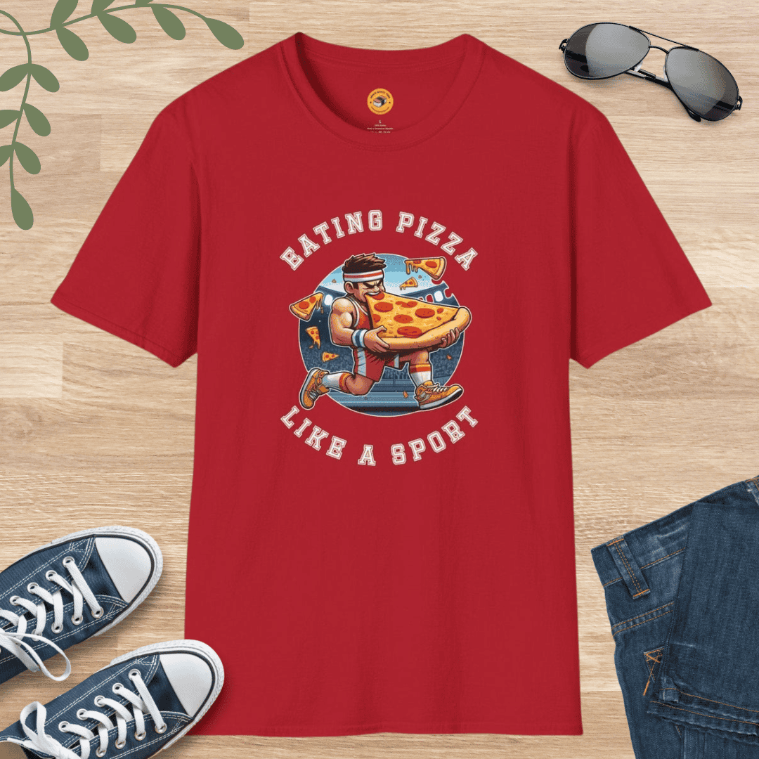 Eating Pizza Like A Sport - Pizza Lovers T-Shirt