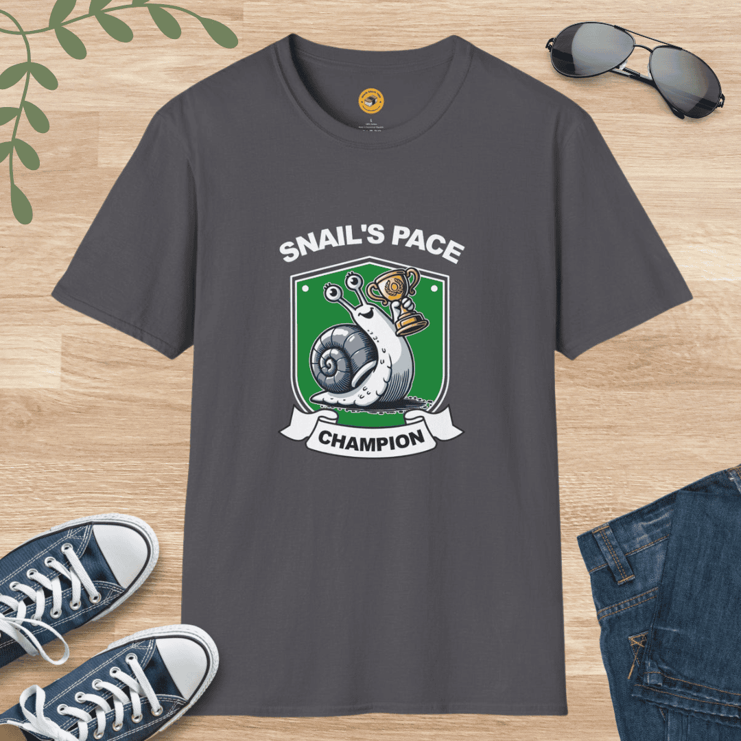 Snail's Pace Champion - Funny T-Shirt Gift